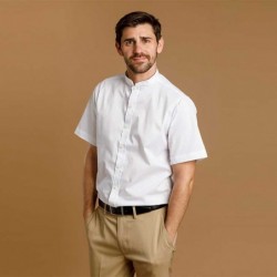 MEN'S MAO COLLAR SHIRT -...