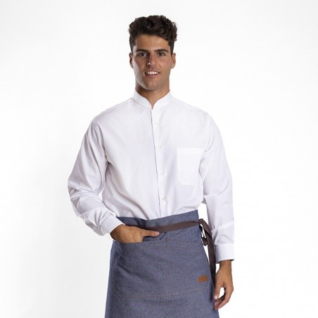 Herrenhemd Mao-Kragen...